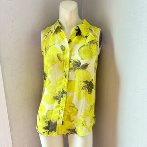 Gap sleeveless blouse size xs nwot